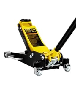 VEVOR 3 Ton Low Profile , Aluminum and Steel Racing Floor Jack with Dual Pistons Quick Lift Pump for Sport Utility Vehicle, Lifting Range 3-6/11"-19-11/16", yellow,black