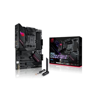 Asus ROG Strix B550-F Gaming WiFi II AMD AM4 (3rd Gen Ryzen) ATX Gaming Motherboard (PCIe 4.0,WiFi 6E, 2.5Gb LAN, BIOS Flashback, HDMI 2.1, Addressable Gen 2 RGB Header and Aura Sync) B550-F|M.2x4|D4|WiFi6E
