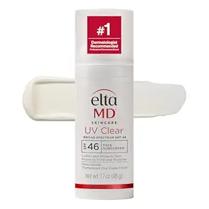 Elta MD UV Clear Face Sunscreen SPF, Oil-Free Sunscreen with Zinc Oxide, Dermatologist Recommended