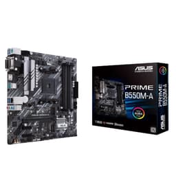 ASUS Prime B550M-A WiFi II AMD Micro ATX Motherboard with PCIe 4.0, WiFi 6, ECC Memory, HDMI 2.1, RGB Header mATX B550M-A|M.2x2|D4|WiFi6