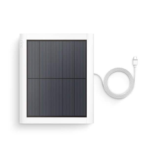 Ring Solar Panel (2nd Generation), 4W for Outdoor Cam Plus, Outdoor Cam (Stick Up Cam), Stick Up Cam Pro, Spotlight Cam Plus, Spotlight Cam Pro - White 1 Solar White