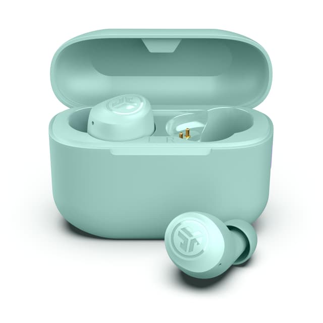 JLab Go Air Pop+, True Wireless Earbuds, Bluetooth Earbuds with Microphone, Dual Connect, EQ3 Sound, Mint Green Pop+ Mint