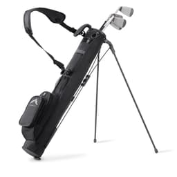 uniHimal Golf Lightweight Stand Carry Bag– Easy to Carry and Durable Pitch n Putt Golf Bag for The Driving Range, Par 3 and Executive Courses–31.5 inches Tall Black