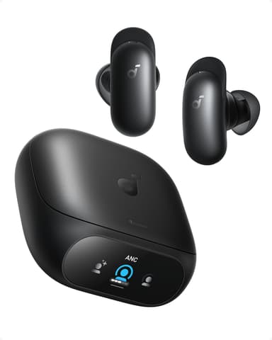 Soundcore Liberty 5 Pro,Guinness World Records-Certified Call Quality,Anker Thus™ AI Chip,Active Noise Cancelling Wireless Earbuds,Crystal-Clear Calls for Commute,Noisy Environments Midnight Black Liberty 5 Pro