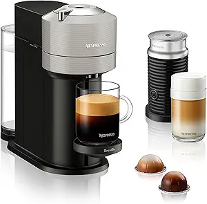 Nespresso Vertuo Next Coffee and Espresso Maker by Breville, with Aeroccino Milk Frother