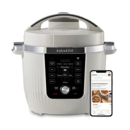 Instant Pot PRO Max Wi-Fi Smart 10-in-1 Pressure Cooker, Steamer, Saute, Warmer, Rice Cooker, Yogurt Maker, Sous Vide, Baker, NutriBoost - Includes App with 2000+ Recipes - 6 Quart White