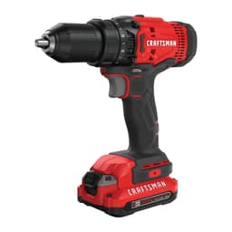 CRAFTSMAN V20 Cordless Drill/Driver Kit, 1/2 inch, Battery and Charger Included (CMCD700C1) 20V MAX Drill Kit