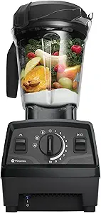 Vitamix Explorian with Programs, Three Blending Programs, Professional-Grade Blender for Smoothies and More, Self-Cleaning Kitchen Appliance, 64 Oz Container, Black (Renewed Premium)