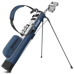 Findway Golf Stand Bag, Small Golf Bag for The Driving Range, Par 3 and Executive Courses, Lightweight Golf Club Carry Bag with Ball Holder and Pockets for Men Women Blue