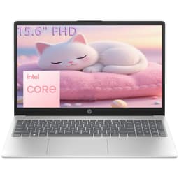 HP 15.6" FHD Laptop 2026 Edition with Copilot AI, 16GB RAM, 256GB SSD, Intel Processor, Long Battery Life, Lightweight 3.64 lbs, Microsoft 365, Windows 11 for Students & Office 16GB DDR4 RAM, 256GB PCIe SSD