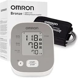 OMRON Bronze Blood Pressure Monitor for Home Use & Upper Arm Blood Pressure Cuff - #1 Doctor & Pharmacist Recommended Brand - Clinically Validated - Connect App