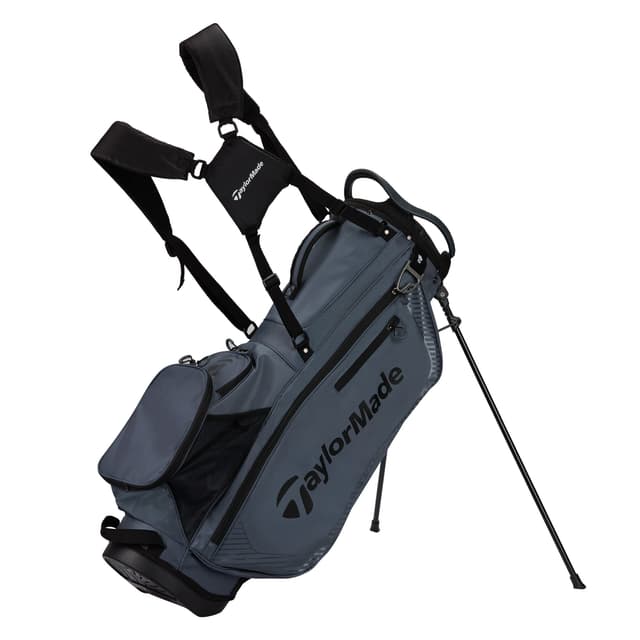 TaylorMade Pro Stand Bag, Lightweight, Ideal for Carrying or Push Cart Golf Pro Stand Bag Charcoal