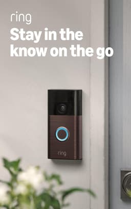Ring Battery Doorbell, Home or business security with Head-to-Toe video, Live View with Two-Way Talk, and Motion Detection & Alerts, Venetian Bronze Venetian Bronze 1 Doorbell