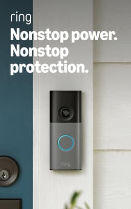 Ring Wired Doorbell (newest model), Wide-Angle Retinal 2K, up to 6x Enhanced Zoom, pair with Alexa or Ring Chime for in-home alerts, Speckled Gray 1 doorbell