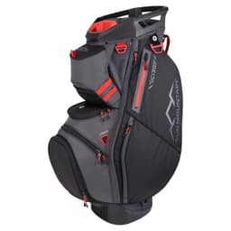 Sun Mountain Men's C130 Lightweight Cart Golf Bag, 14-Way Top, 2025 Model Steel Black Red
