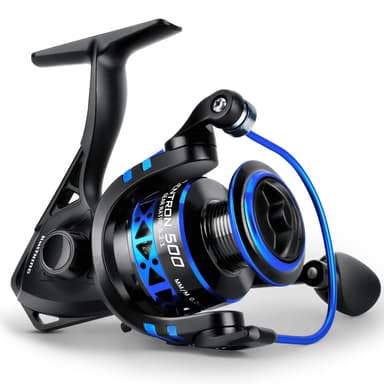 KastKing Centron & Centron Lite Spinning Reels, Size 500 is Perfect for Ice Fishing, Up to 17.5 Max Drag, 5.2:1 Gear Ratio, Ultra Smooth Powerful, CNC Aluminum Spool, 9+1 BB Light Weight Centron Size 500