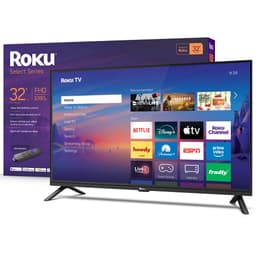 Roku Smart TV 2026 – 32-Inch Select Series, 1080p Full HD TV – Roku TV with Voice Remote – Flat Screen LED Television with Wi-Fi for Streaming Live Local News Sports & Movies, Bluetooth Headphone Mode 32" 1080p