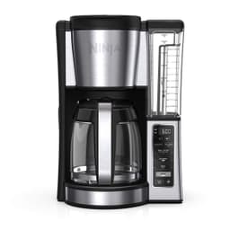 Ninja 12-Cup Programmable Coffee Brewer, 2 Brew Styles, Adjustable Warm Plate, 60oz Water Reservoir, Delay Brew - Black/Stainless Steel Stainless Steel, 14-Cup