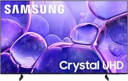 Samsung 55-Inch Class Crystal UHD U8000F 4K Smart TV (2025 Model) Endless Free Content, Processor, Metal Stream Design, Knox Security, Compatible with Alexa