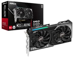 ASRock Radeon RX 9060 XT Challenger 16GB OC Graphics Card, AMD RDNA 4 Architecture, 16GB GDDR6, PCIe 5.0, Dual Fans, 0dB Silent Cooling, LED Indicator, DisplayPort 2.1a, HDMI 2.1b RX 9060 XT 16G Challenger